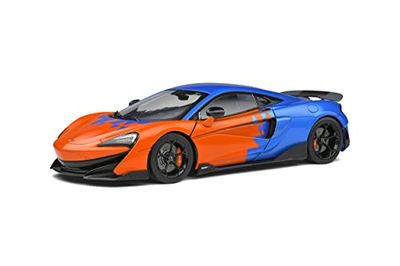 SOLIDO - MCLAREN 600LT F1 Team Tribute Livery - 2019-1/18, Blue/Orange