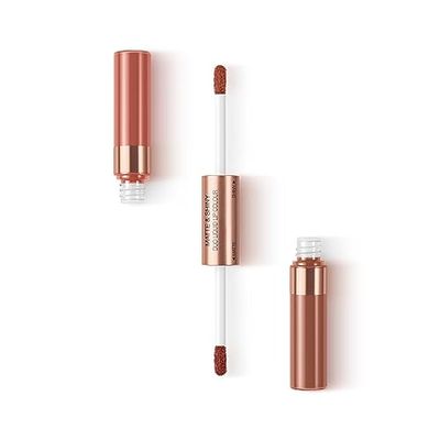 KIKO Milano Matte & Shiny Duo Liquid Lip Colour 01 | Liquid lipstick with a dual matte and shiny finish