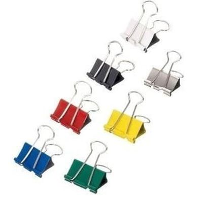 Maul 2152599, Pinzas clip de 25 mm, 12 unidades, varios colores