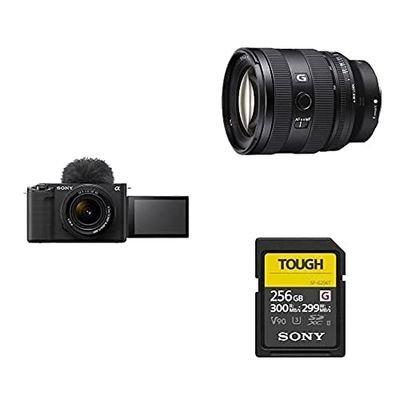Sony ZV-E1 | Kit Vlog camera full-frame con obiettivo intercambiabile 28-60 mm f/4-5.6 + Scheda SD 256GB SF-G256T + Obiettivo SEL2070G