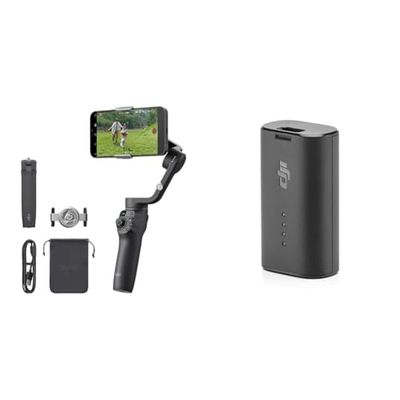 DJI Osmo Mobile 6 Estabilizador Gimbal para Smartphones y Gafas 2 Baterías