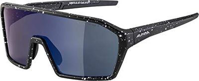 ALPINA Unisex - Vuxna, RAM Q-LITE Sportglasögon, black blur matt/blue, One Size