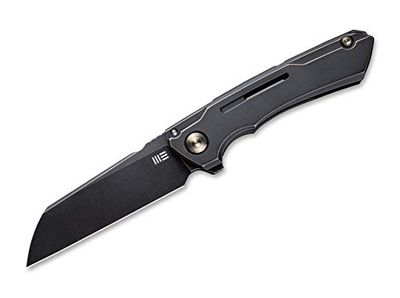 WE Knife Unisex - Mini Buster Brons zakmes voor volwassenen, zwart, 8.7