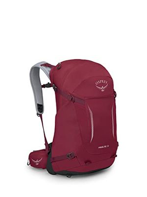 Osprey Hikelite 28 Sac à Dos Mixte, Rouge Sangria, M-L