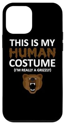 This Is My Human Costume I'm Really a Grizzly Bear Halloween Case for iPhone 12 mini