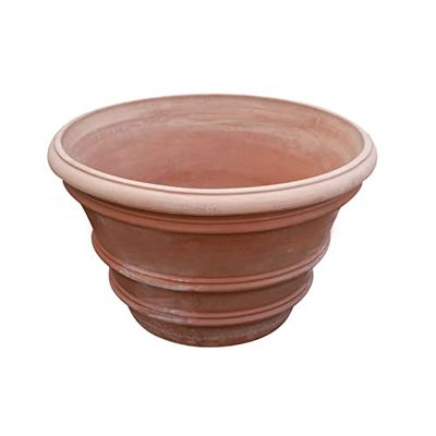 Biscottini Vasi terracotta grandi per piante 116x70x116 cm Made in Italy | Vaso grande da esterno artigianale