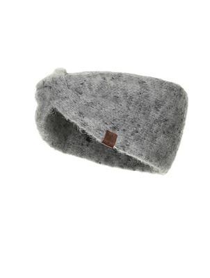 BICKLEY + MITCHELL Dam mjukt ribbpannband, Lt Grey Melee, En storlek