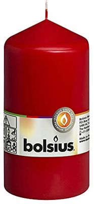 Bolsius Stompkaars voor binnen en buiten, 130 x 70 mm, rood