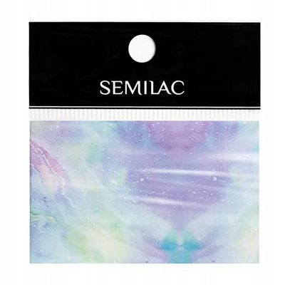 Semilac Nail Transfer Foil (Pink & Blue Marble)