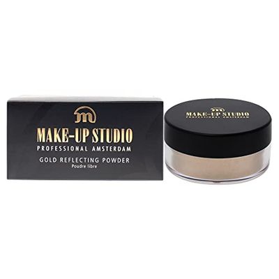Gold Reflecting Powder Highlighter - Natural Make-Up Studio for Women 0.52 oz Highlighter