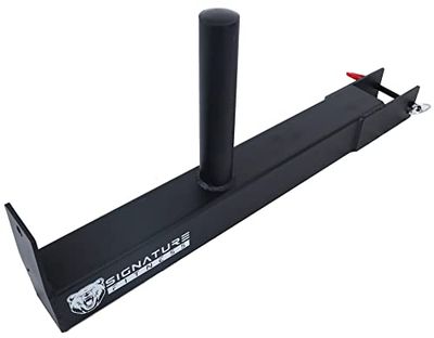 Signature Fitness Riem squats, krullen, rijen of geleide deadlifts-bevestiging, past op rekken van 2" x 2", 3" x 2", 3" x 3"