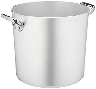 Pentole Agnelli ALMA10328 Olla alta con dos asas Acero inoxidable, aluminio profesional 3 milímetros, 16 l