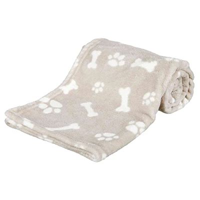 Trixie Coperta per cani Kenny in peluche, 75 × 50 cm, beige - 37162