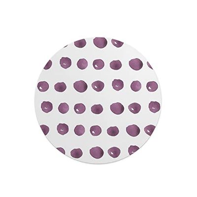 Questo Casa, Round Digital Printed Mouse Pad, Non-Slip Base, for Office and Home, Diameter:22cm