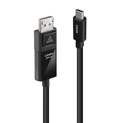 Lindy 43341 1 m USB typ C till DP 8K60 adapterkabel