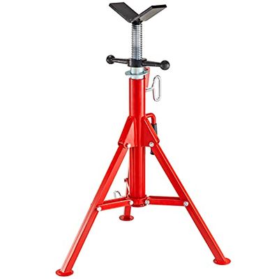VEVOR Slangsteun 4500 lbs slanghouder met V-kop ter ondersteuning van de slang tijdens de schroefdraad, in hoogte verstelbaar tot 132 cm