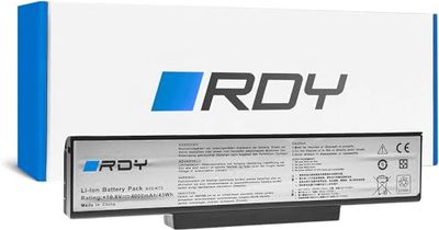RDY Laptop Batería A32-N71 A32-K72 70-NX01B1000Z 70-NXH1B1000Z para ASUS K72 K72D K72F K72J K73S K73SV X73S X77 N71 N71J N71V N73 N73J N73S N73SV (Capacidad: 4000 mAh 10.8V)