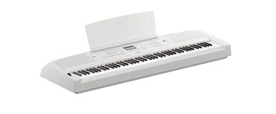Yamaha DGX-670 - Portable Grand Digital Piano con 88 tasti pesati, Bluetooth Audio, Suono CFX, 630+ Voices, Funzionalità professionali - Bianco