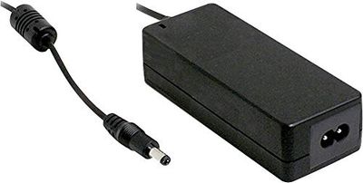 Mean Well GSM60B18-P1J - Fuente de alimentación para mesa (tensión fija, 18 V CC, 3,33 A, 60 W)