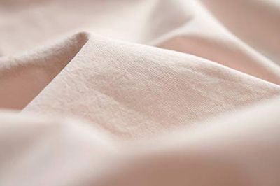 L1NK STUDIO Örngott 150 cm (50X75 cm) 100% bomull (Percal 200 Trådar) (2 st) Baby Pink