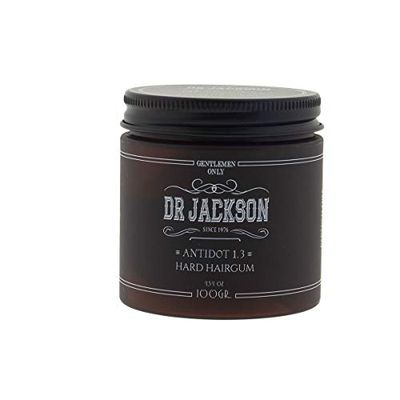 DR. JACKSON Shine Gum AntiDOT 1.3 Hard HairGum 100 g – Strong Hold Gel, Gelatinous Texture, Shiny Finish, No Residue, Natural Extracts