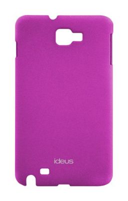 Ideus CONOTERRFU - Grovt gummiskal Pack och skärmskydd för Samsung Galaxy Note, fuchsia