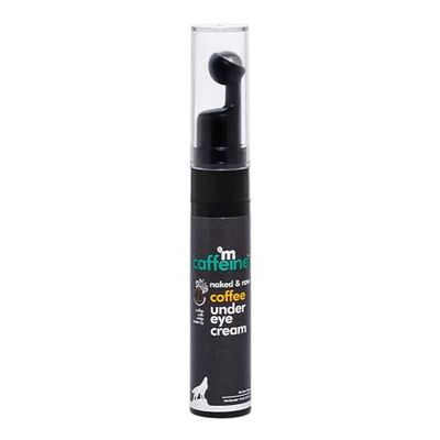 mCaffeine Naked and Raw Under Eye Cream - Caffeine Eye Cream for Dark Circles, Puffiness, and Fine Lines - Enriched with Hyaluronic Acid - 15 ml