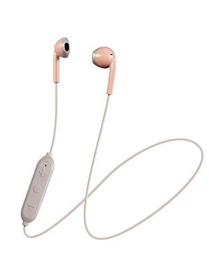 JVC HA-F19BT-PT-E Bluetooth Earbuds hoofdtelefoon met headsetfunctie (kleur roze x taupe)