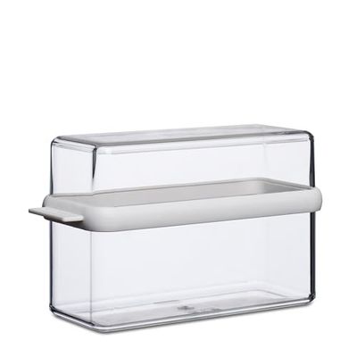 Mepal Caixa para pão crocante Stora - Recipiente para guardar bolachas e pão crocante - caixa de bolachas - ideal para guardar um pacote de pão crocante - 1600 ml - branco