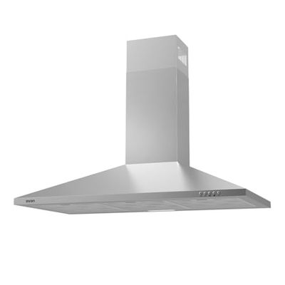 Svan Campana Extractora Piramidal 60cm Inox SCPP901BX. Potencia 66,5m3/h, Tiro Doble, 3 Velocidades, Control Manual, Filtro apto para Lavavajillas