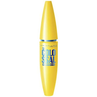 Maybelline New York Volum' Express The Colossal 100% svart mascara vattentät, (3 x 10 ml)