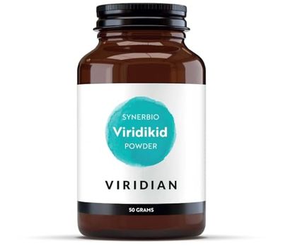 Viridian Synerbio Niños en Polvo con Vitamina C para Mejorar el Sistema Inmune - 50 gr