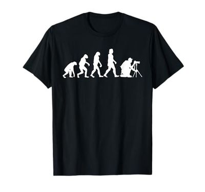 Fotógrafo Evolución Fotografía Divertida Fotografía Camiseta