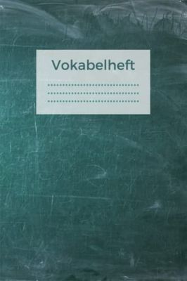 Vokabelheft: A5 2 Spalten 120 Seiten - Schulheft zum Vokabeln üben - Motiv, Vokabelheft Klein, Schule Vokabeln lernen