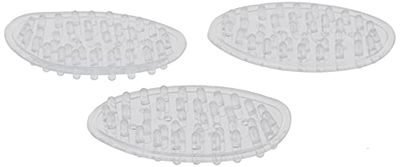 iDesign Porte-savon, Ovale, Transparent, Ensemble de 3