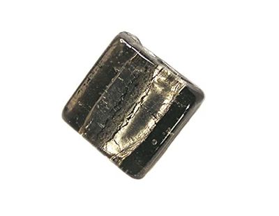 Szare przezroczyste kwadratowe szklane koraliki 1.2x1.2x0.5cm. 500gr. 235u. Ok.