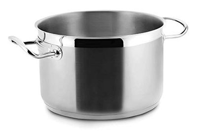 Lacor Marmite braisière - faitout Induction en INOX 18/10 - Ø 16 cm Eco Chef