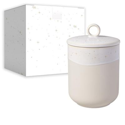 Villeroy & Boch like. by Winter Glow, tarro, caja para galletas de Navidad de porcelana Premium, 12 x 12 x 18,5 cm