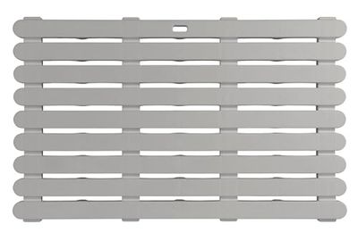 WENKO Baderost voor binnen en buiten, antislip bodemrooster, voor badkamer, zwembad, kunststof, 80 x 50 cm, beige