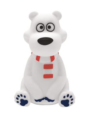 Lexibook - Polarbär LED-Nachtlicht für Kinder, Farbwechsel, Weiches Licht, Batterien, NLJ01PB