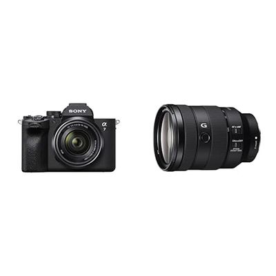 Sony Alpha 7 IV Kit Fotocamera Mirrorless Full-Frame 33 Mp Con Obiettivo Sony 28-70 Mm F3.5-5.6, Nero + Obiettivo SEL24105