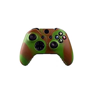 G-MOTIONS Custodia per controller Xbox One – Protezione in silicone per il controller Xbox, previene lo sporco del controller e fornisce una protezione extra in caso di impatto (verde marrone)