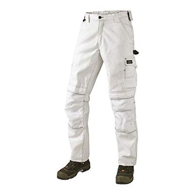 J.A.K. 150004108 Serie 1500 60% katoen / 40% polyester broek, wit, 60 R (42/32) maat