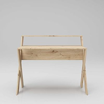 Phoenix Group Montréal Bureau en Bois de chêne Artisan Double étagère