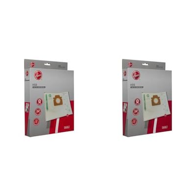 Hoover H88 Vacuum Cleaner Bags, Original, Microfiber, Pure EPA, Anti-Odor, Extra Filtering, Compatible with Hoover H-ENERGY 500, 4 Pieces (Pack of 2)