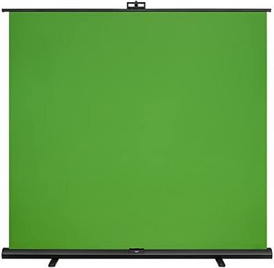 Elgato Green Screen XL - 2x1.82m Pannello Chroma Key Extra Largo, Tessuto Antipiega per Streaming, Videoconferenze, su Instagram, YouTube, TikTok, Zoom, Teams, OBS