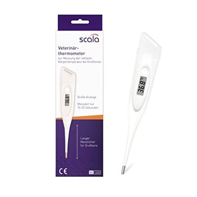 scala SC 1080 Thermomètre vétérinaire animal Blanc
