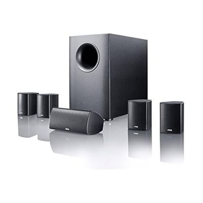 Canton - Sistema Home Cinema, Modello: Movie 135, 5.1 Canali, 620 W, Set di Altoparlanti, 200 W, 2 Vie, Colore: Nero