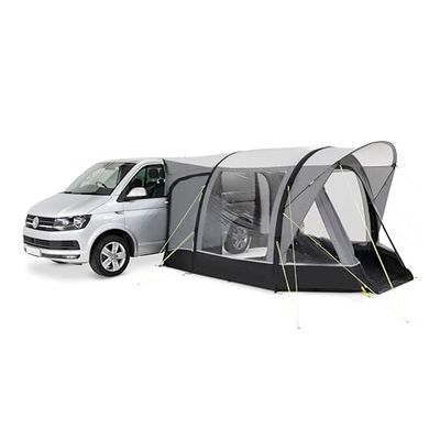 Kampa - Action Air Campervan, onafhankelijk, opblaasbaar, zijvoortent, 68D-canvas, UV50+, waterkolom 600 l/h/m², voor 4 personen, grote voortent voor campers, Bulli, bestelwagen.