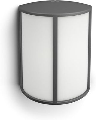 Philips Stock Lampada LED da Parete, Giardino ed Esterni, 6W, Nero